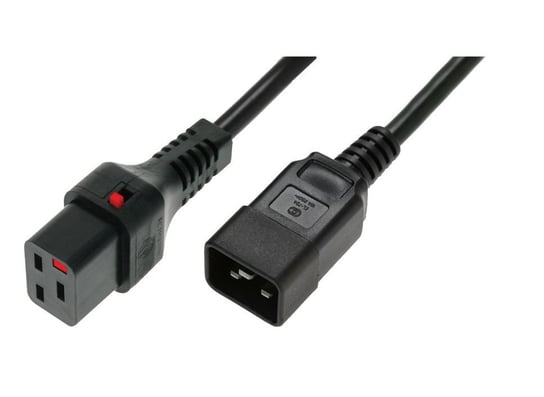 Kabel zasilający IEC C20 - IEC C19 ASSMANN. 1 m Assmann