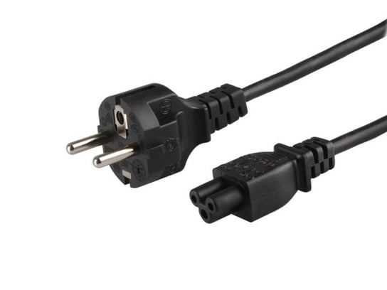 Kabel zasilający IEC C5 - wtyczka hybrydowa C/E/F Savio CL-81, 1.8 m, 10 szt. SAVIO