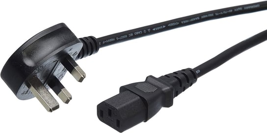 Kabel Zasilający Zasilacz Wielka Brytania IEC C13 500V FT 0.9 m PCV Miedź Amazon Basics
