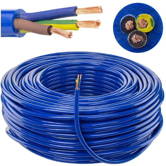 Kabel zewnętrzny PUR H07BQ-F poliuretan 3x1,5 100m ELEKTROKABEL