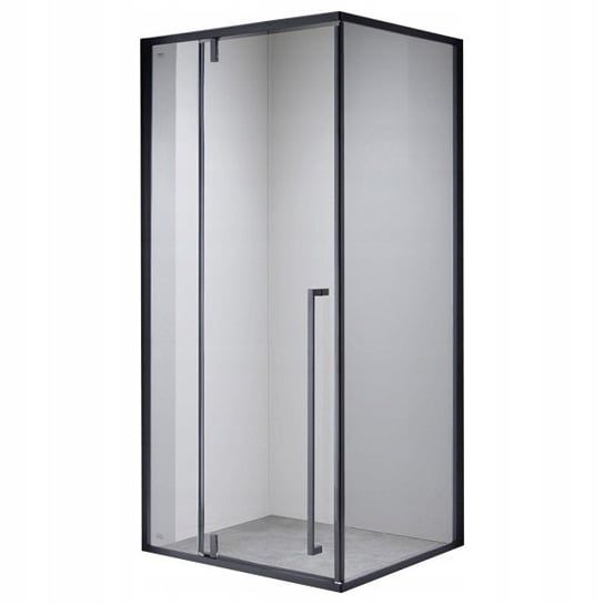 Kabina Prysznicowa Kwadratowa Bs11A Czarna 80X80 Cm Hydrosan