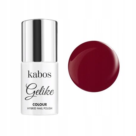 Kabos, Lakier hybrydowy Gelike Electric Red, 5 ml KABOS