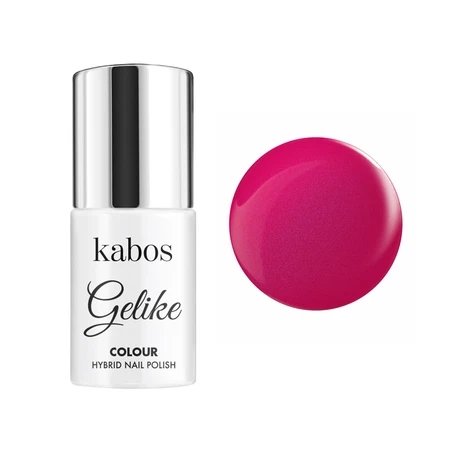Kabos, Lakier hybrydowy Gelike Fluor Pink, 5 ml KABOS