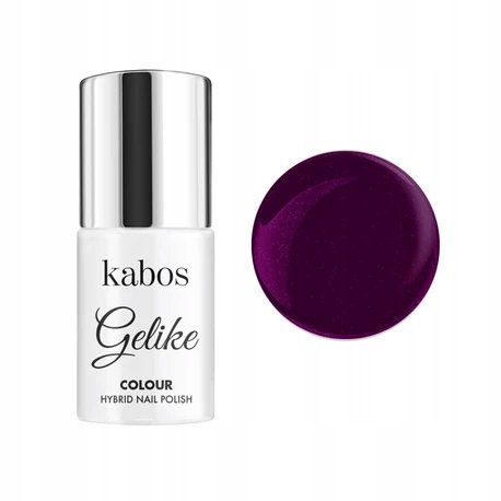 Kabos, Lakier hybrydowy Gelike Purple Rain, 5 ml KABOS