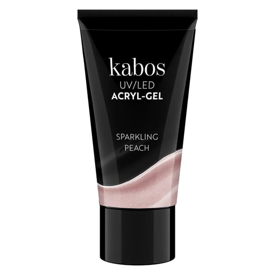 Kabos, Sparkling Peach, Akrylożel acryl-gel 2w1, 30 g KABOS