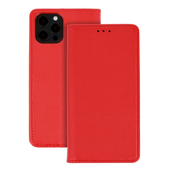 Kabura Smart Book MAGNET do XIAOMI REDMI NOTE 13 5G CZERWONA Telone