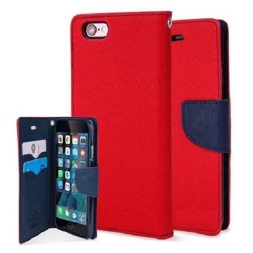 Kabura Telone Fancy do Iphone 14 Pro czerwono-granatowa Inna marka