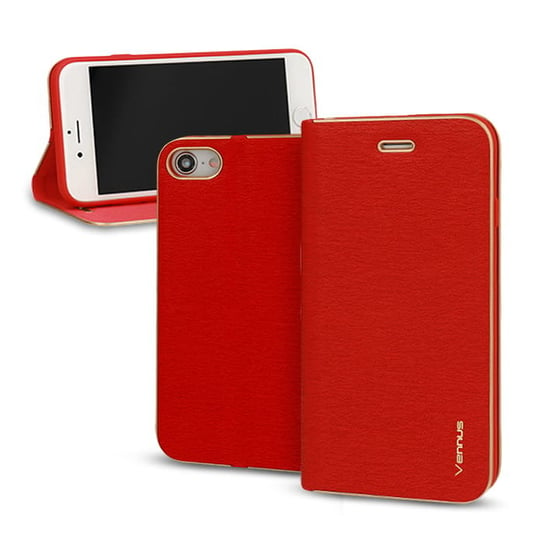 Kabura Vennus Book z ramką do Iphone 14 Plus czerwona Inna marka