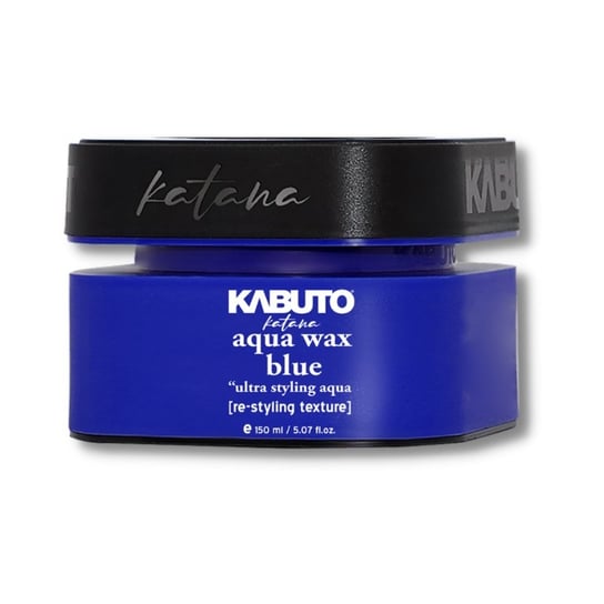 Kabuto Katana, Aqua Wax Blue Ultra Styling, Średnio Utrwalający Wosk Wodny, 150ml Kabuto Katana