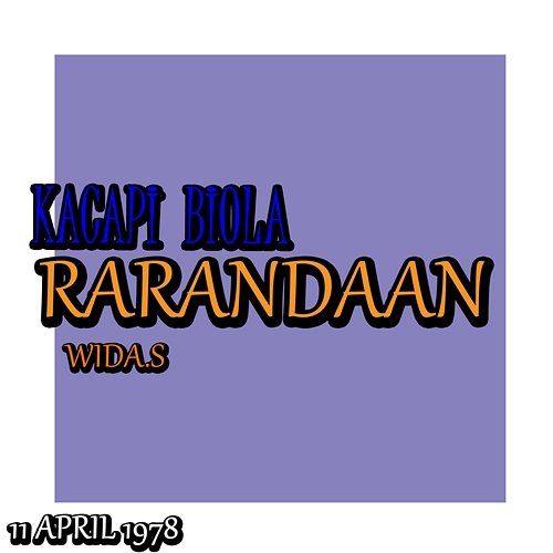 Kacapi Biola Rarandaan Wida S.