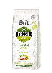 Kaczka BRIT Fresh Adult Duck&Millet Active Run&Work, 12 kg Brit