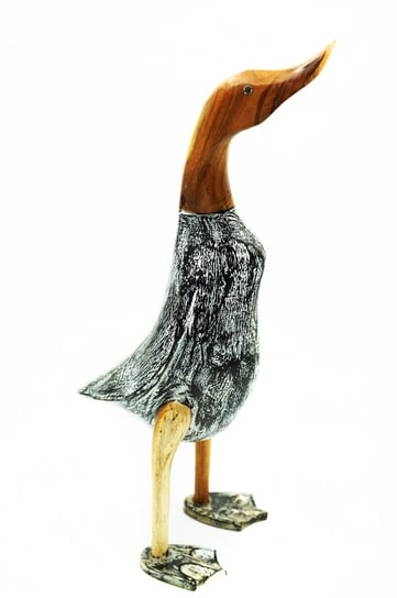 Kaczka Kaczuszka Drewniana Figurka Indonezja 40Cm Jakarta