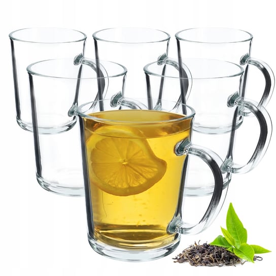 Kadax Szklanki Do Herbaty Kawy 410Ml Komplet 6Szt KADAX
