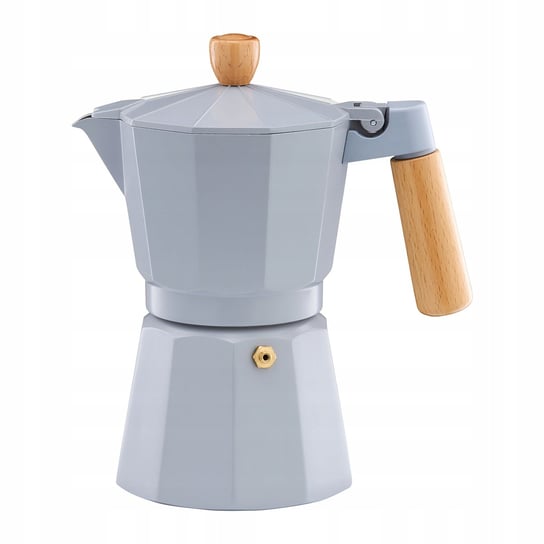 Kafetiera aluminiowa 300ml, szara - NATURAL Dajar