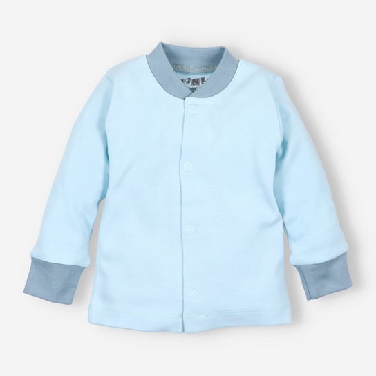 Kaftanik niemowlęcy Blue z bawełny organicznej dla chłopca-68 NINI