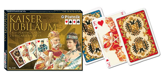 Kaiser Lux, karty, Piatnik, 2 talie Piatnik