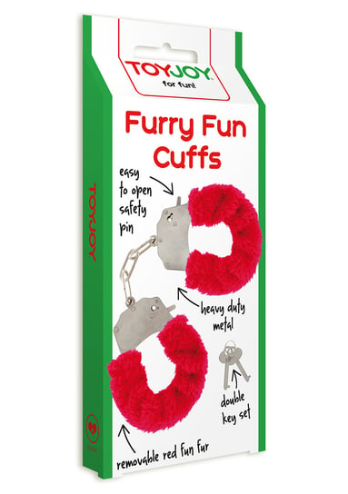 Kajdanki-furry Fun Cuffs Red Plush Inna marka