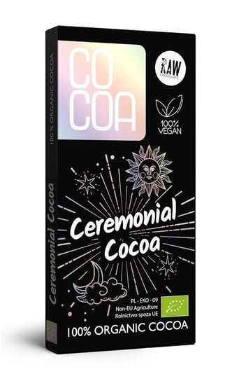 KAKAO CEREMONIALNE (TABLICZKA GORZKA 100%) BIO 50 g - COCOA Cocoa