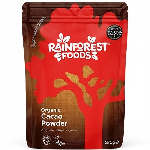 Kakao Proszek Bio 250G Rainforest Foods Rainforest Foods