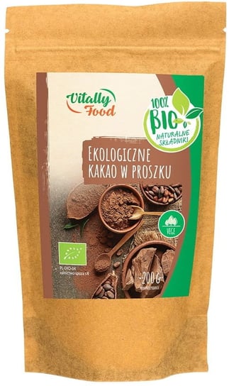 Kakao Sproszkowane BIO 200g - Vitally Food Vitally Food