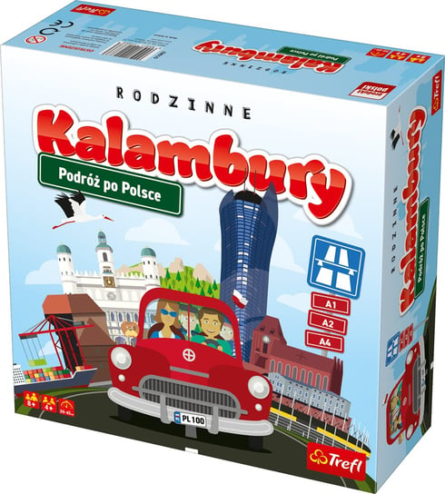 Kalambury: Podróż po Polsce, gra rodzinna, Trefl Trefl