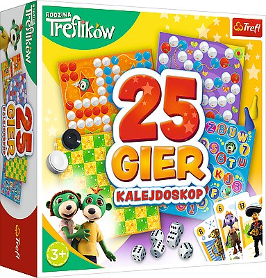 Kalejdoskop 25 gier Trefliki: Rodzina Treflików, gra planszowa,Trefl Trefl