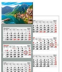 Kalendarz 2014, Alpejskie miasteczko Opracowanie zbiorowe