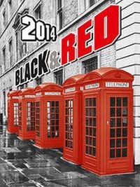 Kalendarz 2014, Black and red Opracowanie zbiorowe