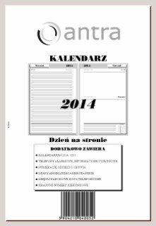 Kalendarz 2014, DNS, A5 Antra