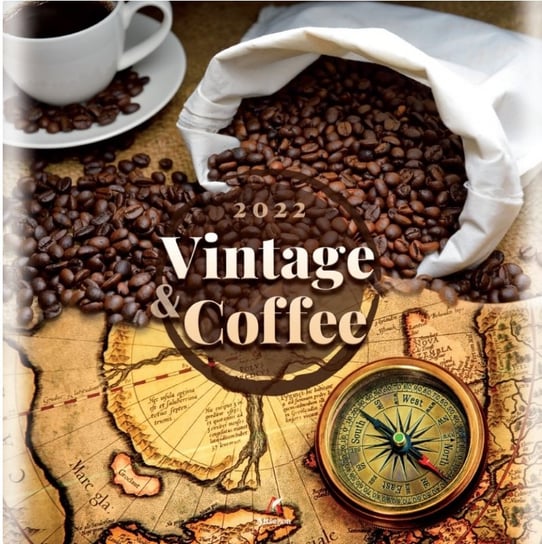 Kalendarz 2022 Ścienny Kwadrat Vintage Coffee Artsezon