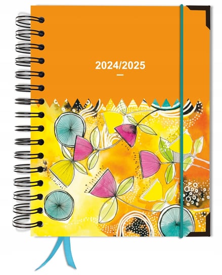Kalendarz 2024-2025 2dni=1strona A5+ organizer książkowy dowolny miesiąc TADAPLANNER