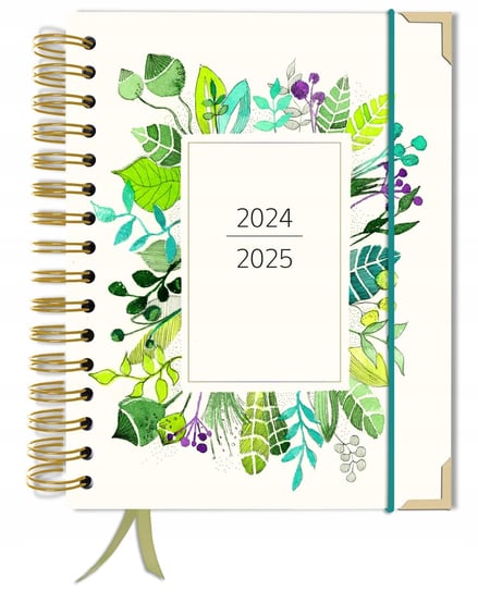 Kalendarz 2024-2025 2dni=1strona terminarz książkowy A5+ dowolny miesiąc TADAPLANNER