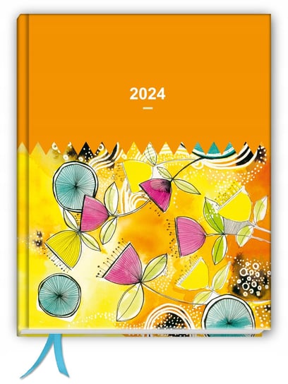 Kalendarz 2024 Biznes Tadaplanner Szyty Książkowy Tygodniowy A5+ Terminarz TADAPLANNER