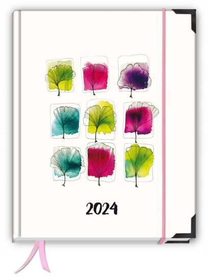 Kalendarz 2024 Biznesowy Szyty Tadaplanner Książkowy Tygodniowy A5+ Roczny TADAPLANNER