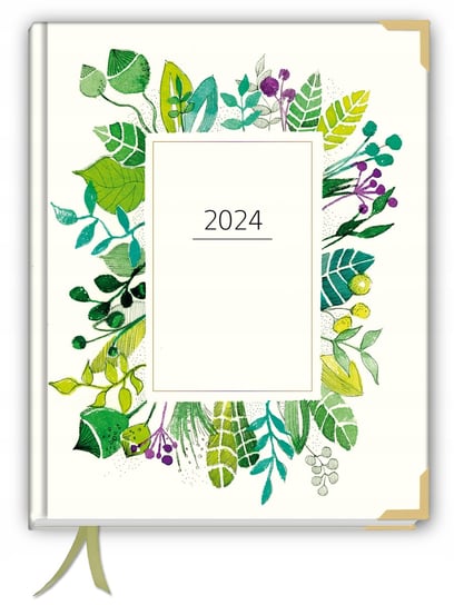 Kalendarz 2024 Biznesowy Szyty Tadaplanner Książkowy Tygodniowy A5+ Roczny TADAPLANNER