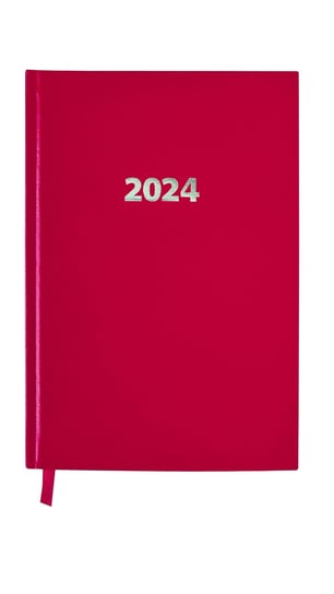 Kalendarz 2024 Ekonomiczny A5 Dzienny V1 Czerwony Avanti