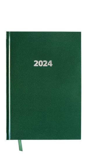 Kalendarz 2024 Lux Elegance Z Gumką A4 Dzienny V1 Zielony Avanti