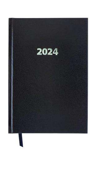Kalendarz 2024 Lux Elegance Z Gumką A4 Dzienny V5 Czarny Avanti