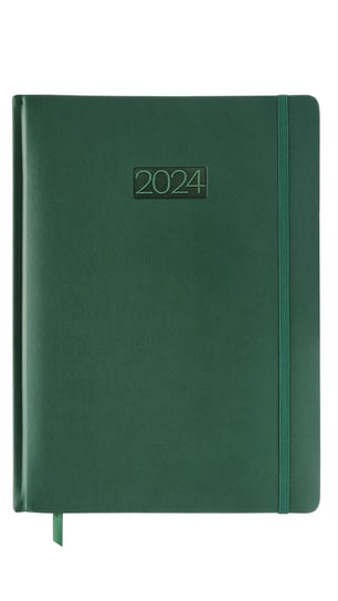 Kalendarz 2024 Lux Z Gumką  A4 Tygodniowy V1 Zielony Avanti