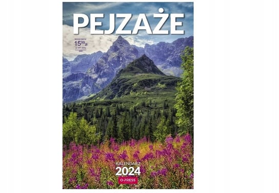 Kalendarz 2024 Ścienny A3 Pejzaże O-Press Inny producent