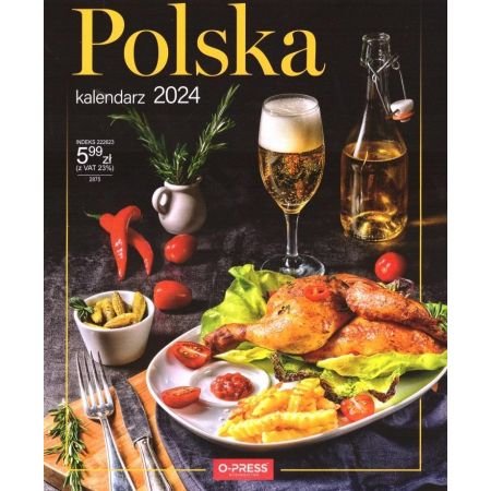 Kalendarz 2024 Ścienny A4 Kuchnia Polska O-Press Inny producent