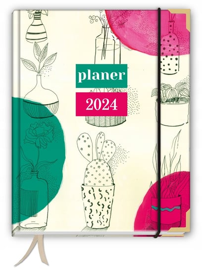 Kalendarz 2024 Szyty Tadaplanner Książkowy Tygodniowy A5+ Planer Roczny TADAPLANNER