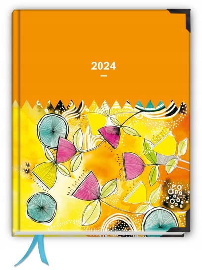 Kalendarz 2024 Tadaplanner Szyty Książkowy Tygodniowy A5+ Terminarz Roczny TADAPLANNER