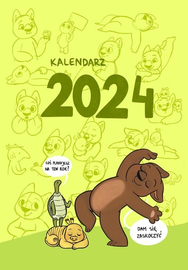 Kalendarz 2024 Torbacz Wombat Potępa Ksenia
