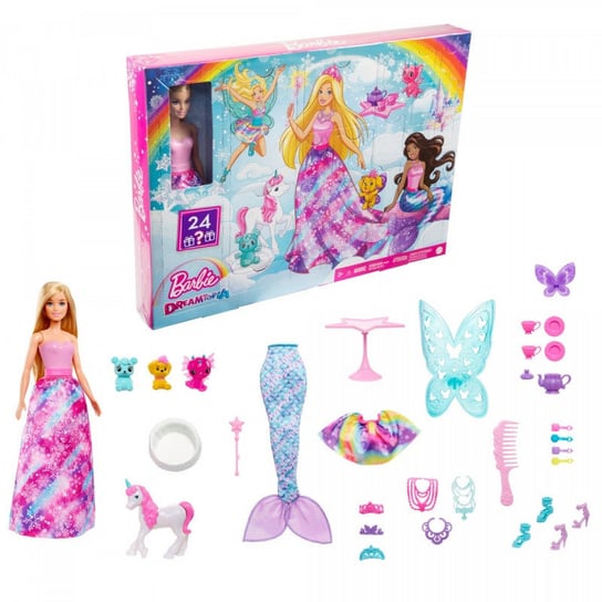 Kalendarz Adwentowy Barbie Kraina Fantazji Mattel