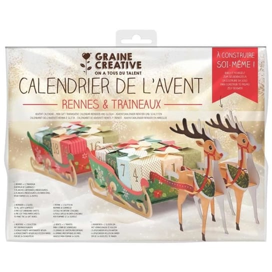 Kalendarz adwentowy do zbudowania - Rennes i świąteczne sanie Inna marka