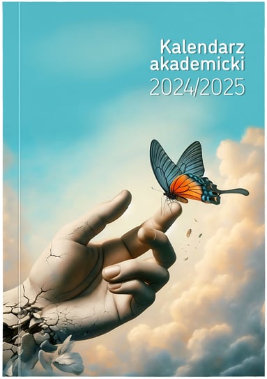 Kalendarz akademicki 2024/2025 A5 tygodniowy PCV bezbarwny Dłoń WOKÓŁ NAS