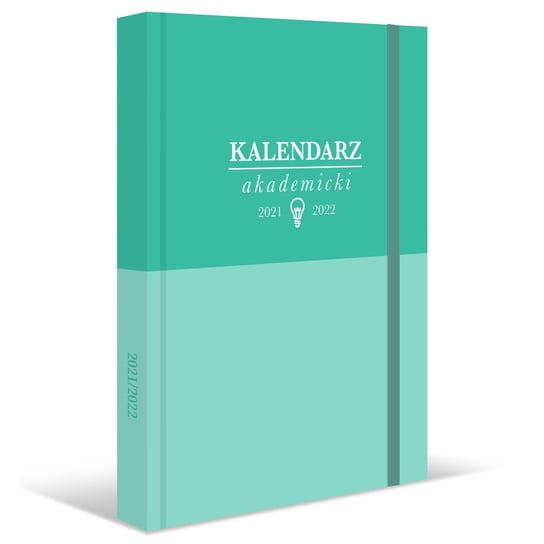 Kalendarz akademicki, B5, 2021/2022, książkowy, zielony Eurograf
