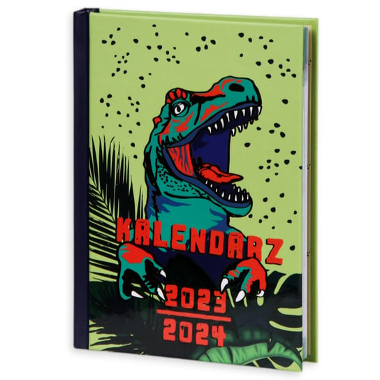 Kalendarz B6, Hello Dino, Odcienie Zielonego, 2023/2024 Empik