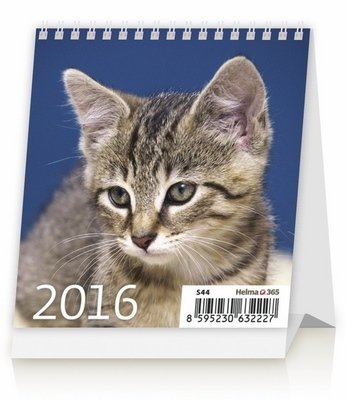 Kalendarz biurkowy 2016, Kociaki Helma 365